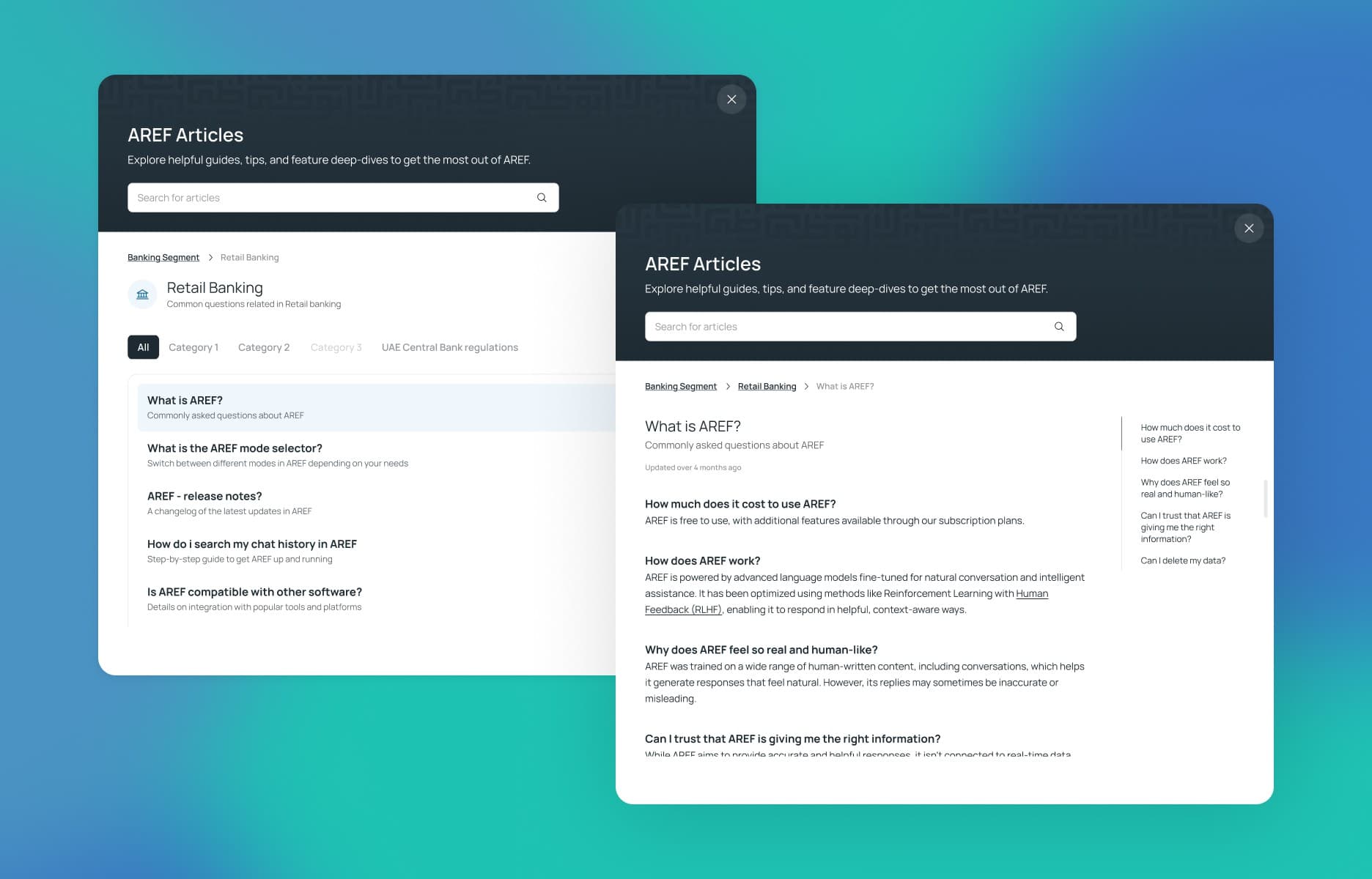 ADCB - Enterprise Knowledge AI – design