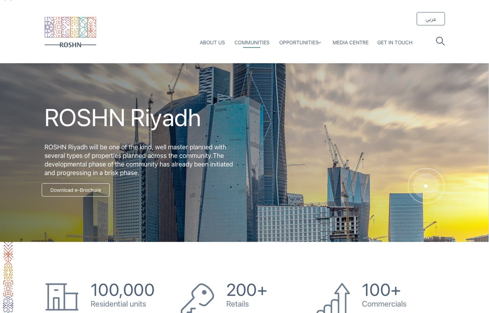 ROSHN - National Master Developer Platform – design