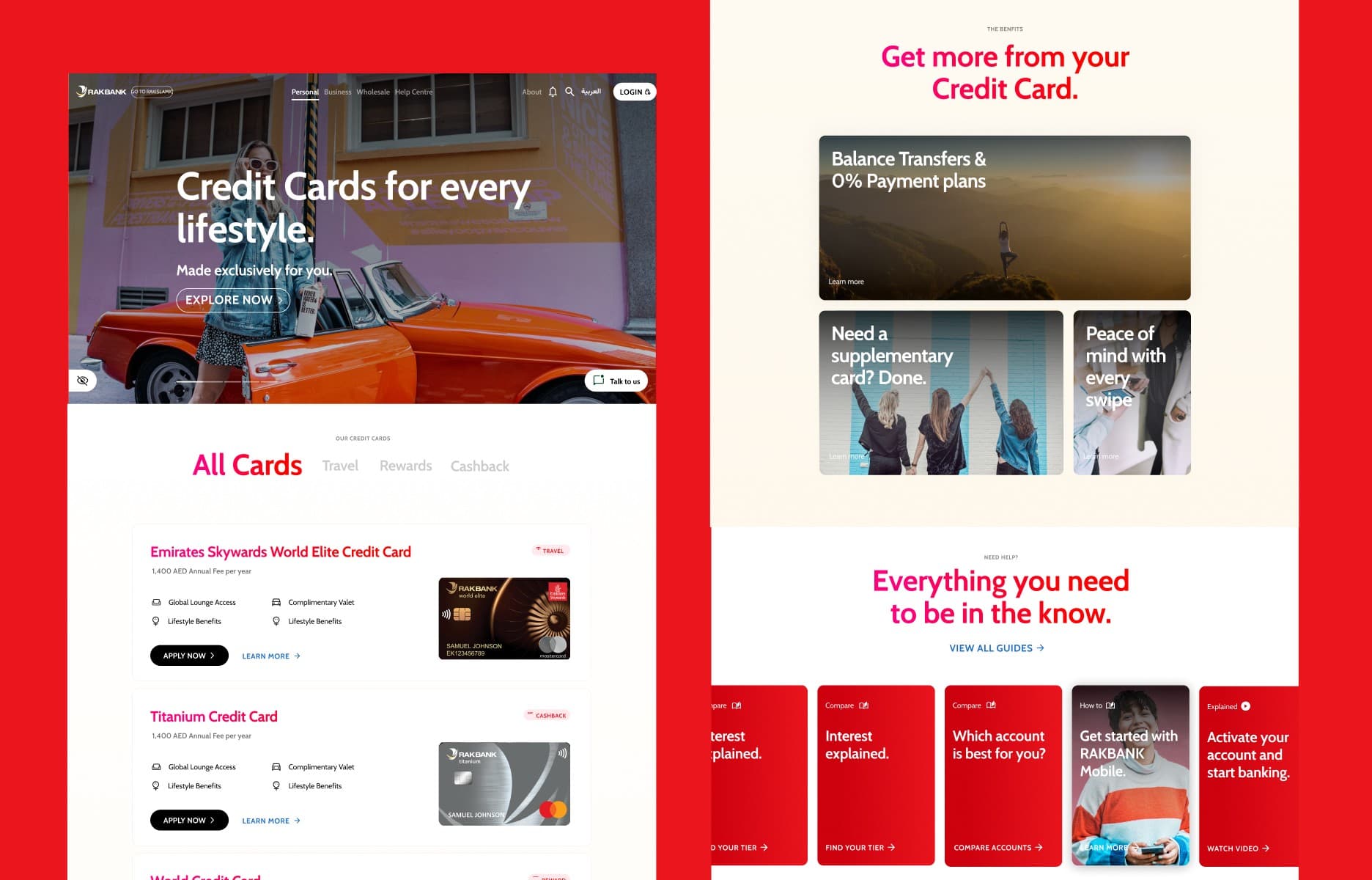 RAKBANK - Website Revamp – context